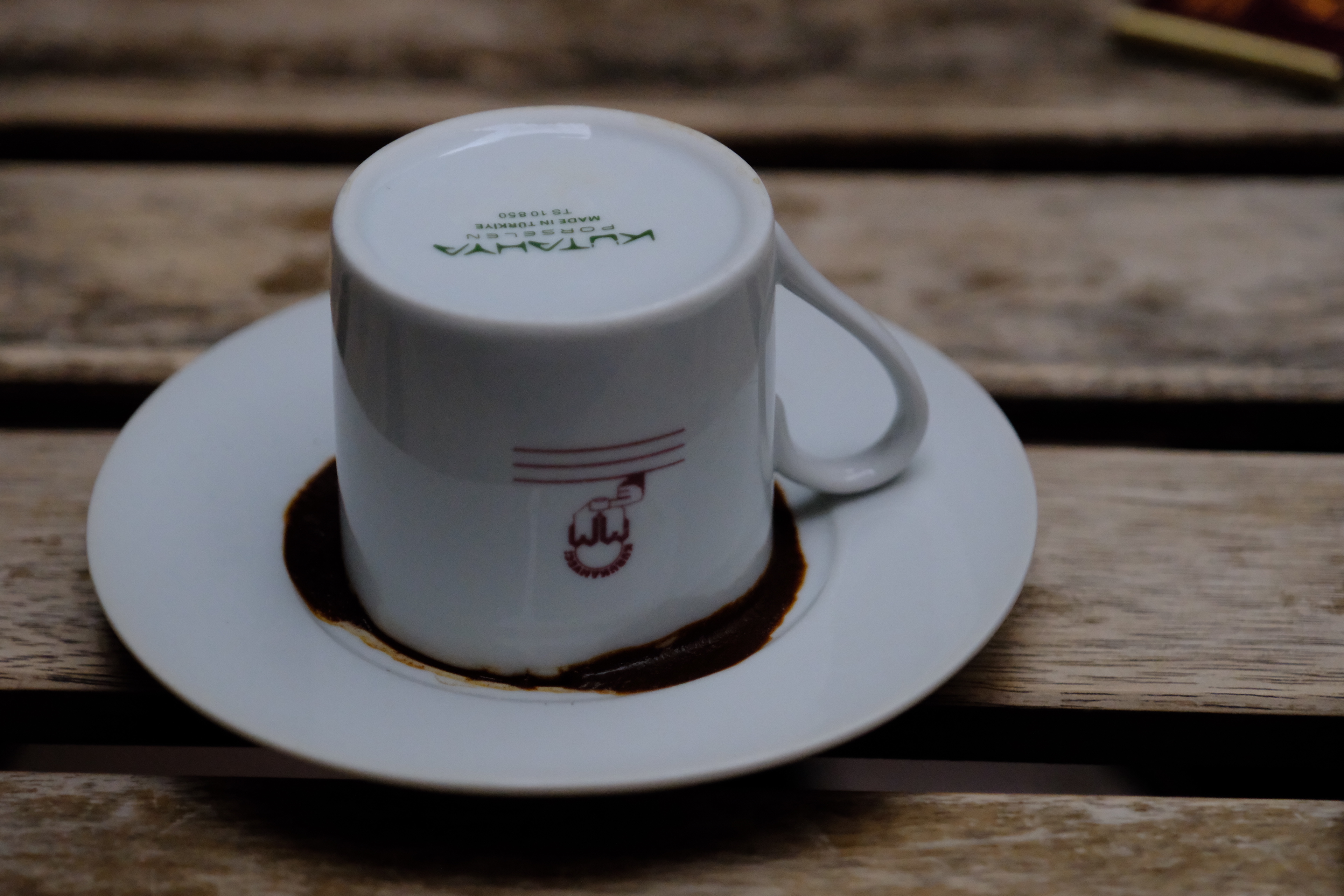 Turkish coffee, read from the cup